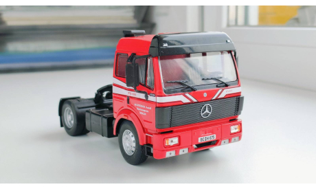 Тягач Mercedes-Benz SK 1948, red, 1988-1997 - Altaya тягачи мира - 1:43, масштабная модель, scale43