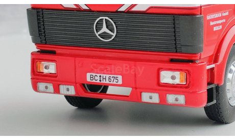 Тягач Mercedes-Benz SK 1948, red, 1988-1997 - Altaya тягачи мира - 1:43, масштабная модель, scale43