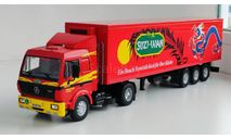 Mercedes-Benz SK 1844 + полуприцеп фургон рефрижератор, 1994-1996 - Altaya тягачи мира - 1:43, масштабная модель, 1/43