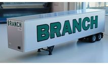Полуприцеп 2-х осный фургон, BRANCH, 1970 - Altaya American Truck - 1:43, масштабная модель, GMC, scale43