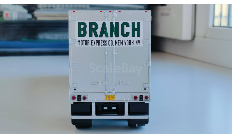 Полуприцеп 2-х осный фургон, BRANCH, 1970 - Altaya American Truck - 1:43, масштабная модель, GMC, scale43