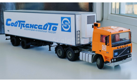 Volvo F12 6x2 с полуприцепом Lamberet рефрижератор, Совтрансавто, 1977 - SSM - 1:43, масштабная модель, scale43, Start Scale Models (SSM)