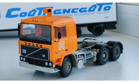 Volvo F12 6x2 с полуприцепом Lamberet рефрижератор, Совтрансавто, 1977 - SSM - 1:43, масштабная модель, scale43, Start Scale Models (SSM)