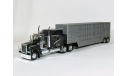 Kenworth W900 6x4 + полуприцеп скотовоз, 1990 - Altaya American Truck - 1:43, масштабная модель, scale43