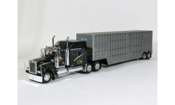 Kenworth W900 6x4 + полуприцеп скотовоз, 1990 - Altaya American Truck - 1:43