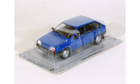 ВАЗ-2109, VAZ-2109 Lada Samara, синяя, 1987 - De Agostini - 1:43, масштабная модель, scale43, DeAgostini-Польша (Kultowe Auta)