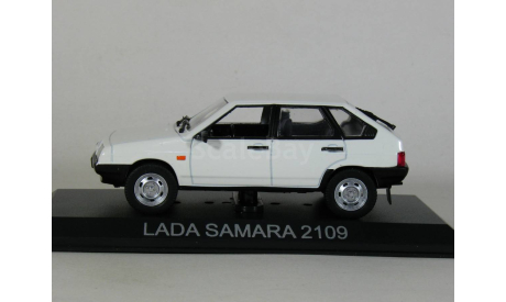 ВАЗ-2109, VAZ-2109 Lada Samara, белая, 1987 - De Agostini - 1:43, масштабная модель, scale43, DeAgostini