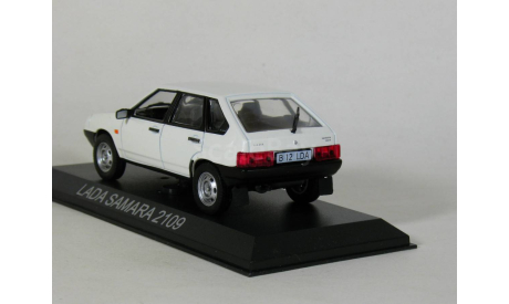 ВАЗ-2109, VAZ-2109 Lada Samara, белая, 1987 - De Agostini - 1:43, масштабная модель, scale43, DeAgostini