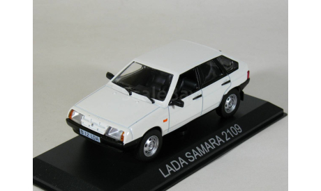 ВАЗ-2109, VAZ-2109 Lada Samara, белая, 1987 - De Agostini - 1:43, масштабная модель, scale43, DeAgostini