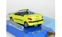 Peugeot 206 CC Open Top, light yellow - Cararama ранняя - 1:43, масштабная модель, scale43, Bauer/Cararama/Hongwell