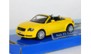 Audi TT Cabrio, yellow - Cararama - 1:43, масштабная модель, Bauer/Cararama/Hongwell, scale43