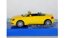Audi TT Cabrio, yellow - Cararama - 1:43, масштабная модель, Bauer/Cararama/Hongwell, scale43