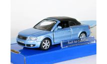 Audi A4 3.0 Coupe Cabriolet SoftTop, blue met., 2001 - Cararama ранняя - 1:43, масштабная модель, Bauer/Cararama/Hongwell, scale43