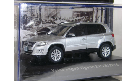 VW Volkswagen Tiguan 2.0 TSI, silver, 2010 - Altaya - 1:43, масштабная модель, scale43