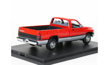 Dodge RAM 2500 V10 Magnum Pick Up, red-silver, 1995 - Universal Hobbies - 1:43, масштабная модель, scale43