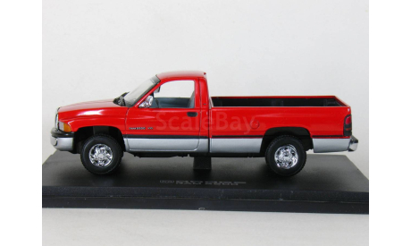 Dodge RAM 2500 V10 Magnum Pick Up, red-silver, 1995 - Universal Hobbies - 1:43, масштабная модель, scale43
