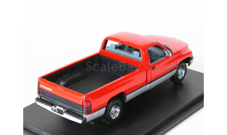 Dodge RAM 2500 V10 Magnum Pick Up, red-silver, 1995 - Universal Hobbies - 1:43, масштабная модель, scale43