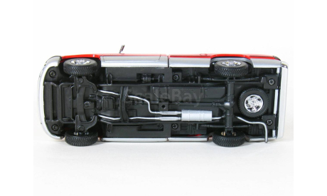 Dodge RAM 2500 V10 Magnum Pick Up, red-silver, 1995 - Universal Hobbies - 1:43, масштабная модель, scale43