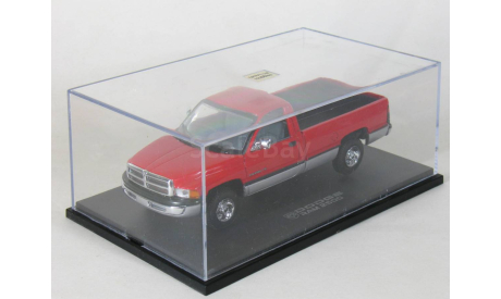 Dodge RAM 2500 V10 Magnum Pick Up, red-silver, 1995 - Universal Hobbies - 1:43, масштабная модель, scale43