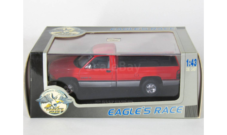 Dodge RAM 2500 V10 Magnum Pick Up, red-silver, 1995 - Universal Hobbies - 1:43, масштабная модель, scale43