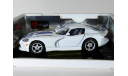 Dodge Viper GTS Coupe, white - Bburago (Made in Italy) - 1:18, масштабная модель, scale18