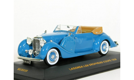 1/43 - IXO Museum - Lagonda LG6 Drophead Coupe, blue, 1938, масштабная модель, 1:43, IXO Museum (серия MUS)