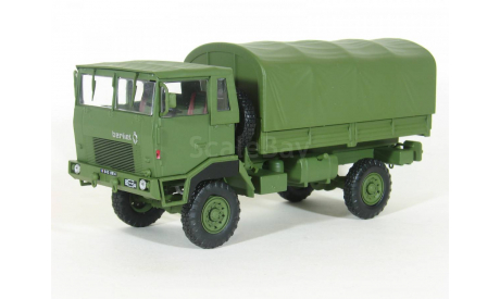 Berliet GBD 4x4, бортовой с тентом - Hachette - 1:43, масштабная модель, 1/43