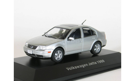 VW Volkswagen Jetta, silver, 1999 - Altaya - 1:43, масштабная модель, scale43