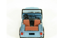 1/43 - Bburago конверсия - Jeep CJ-7 Laredo, blue met., 1982, масштабная модель, 1:43