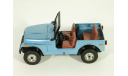 1/43 - Bburago конверсия - Jeep CJ-7 Laredo, blue met., 1982, масштабная модель, 1:43