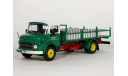 [№50] Грузовик Mercedes L1113 (L911), платформа с бидонами, green, 1968 - Altaya Camions - 1:43, масштабная модель, Altaya (Camions d’autrefois), Mercedes-Benz, scale43