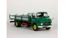 [№50] Грузовик Mercedes L1113 (L911), платформа с бидонами, green, 1968 - Altaya Camions - 1:43, масштабная модель, Altaya (Camions d’autrefois), Mercedes-Benz, scale43