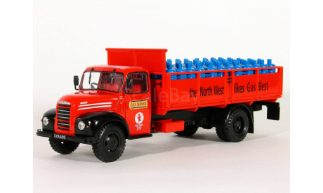 [№69] Грузовик Ford Thames FTG 7, GAS SERVICE, бортовой с баллонами, 1957 - 1:43, масштабная модель, 1/43, Altaya (Camions d’autrefois)