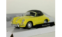 Porsche 356B SoftTop, 356 B, yellow, 1959 - Cararama - 1:43, масштабная модель, 1/43, Bauer/Cararama/Hongwell