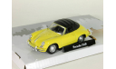 Porsche 356B SoftTop, 356 B, yellow, 1959 - Cararama - 1:43, масштабная модель, 1/43, Bauer/Cararama/Hongwell