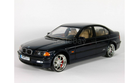 BMW 3-Series (E46), седан тюнинг, Tuening AC Schnitzer, dark blue met. - UT Models - 1:18, масштабная модель, 1/18