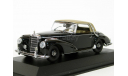 Mercedes 300S (W188) Cabriolet SoftTop, black, 1951-1955 - Minichamps - 1:43, масштабная модель, Mercedes-Benz, scale43