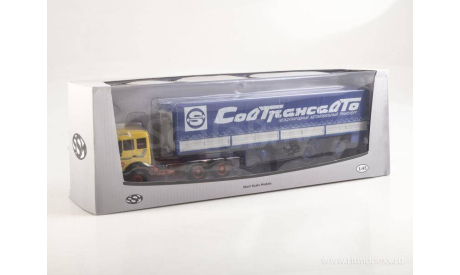 Mercedes-Benz NG 2232 6x4 с полуприцепом Fruehauf Savoyarde, Совтрансавто, 1980 - SSM - 1:43, масштабная модель, scale43, Start Scale Models (SSM)