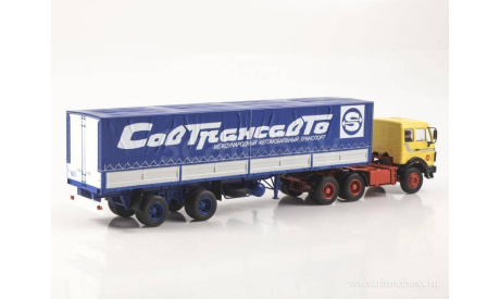 Mercedes-Benz NG 2232 6x4 с полуприцепом Fruehauf Savoyarde, Совтрансавто, 1980 - SSM - 1:43, масштабная модель, scale43, Start Scale Models (SSM)