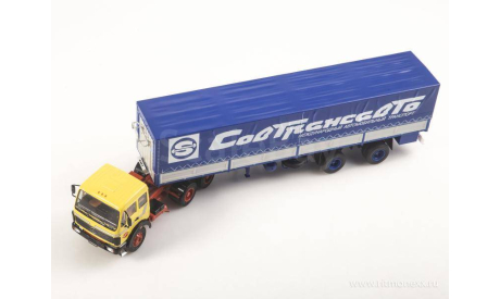 Mercedes-Benz NG 2232 6x4 с полуприцепом Fruehauf Savoyarde, Совтрансавто, 1980 - SSM - 1:43, масштабная модель, scale43, Start Scale Models (SSM)