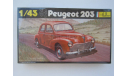 Сборная модель автомобиля Peugeot 203 - Heller - 1:43, сборная модель автомобиля, scale43