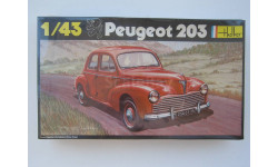 Сборная модель автомобиля Peugeot 203 - Heller - 1:43