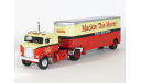 Kenworth 521 Bullnose 4x2 + полуприцеп фургон, Mackie The Mover, 1950 - Altaya тягачи мира - 1:43, масштабная модель, scale43