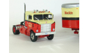 Kenworth 521 Bullnose 4x2 + полуприцеп фургон, Mackie The Mover, 1950 - Altaya тягачи мира - 1:43, масштабная модель, scale43