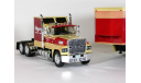 Ford LTL 9000 A 6x4 + полуприцеп фургон джамбо, Folgers, 1976 - Altaya American Truck - 1:43, масштабная модель, scale43