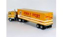 Peterbilt 352 H, 352H 6x4 с п/прицепом фургон, JOHN IVORY, 1979 - Altaya American Truck - 1:43, масштабная модель, scale43