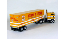 Peterbilt 352 H, 352H 6x4 с п/прицепом фургон, JOHN IVORY, 1979 - Altaya American Truck - 1:43, масштабная модель, scale43