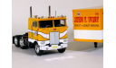 Peterbilt 352 H, 352H 6x4 с п/прицепом фургон, JOHN IVORY, 1979 - Altaya American Truck - 1:43, масштабная модель, scale43