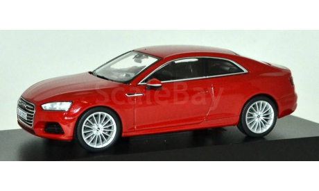 Audi A5 Coupe 2016 Tango Red, масштабная модель, Spark, scale43