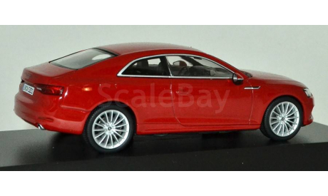Audi A5 Coupe 2016 Tango Red, масштабная модель, Spark, scale43